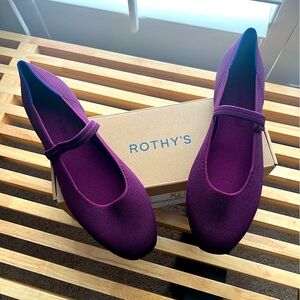 Rothy’s (never worn) square toe, fuchsia, Mary Jane’s.
